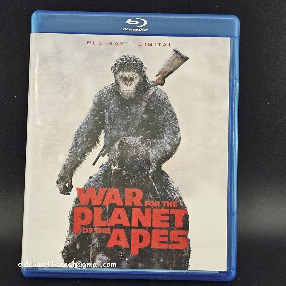 War for the Planet of the Apes (Blu-ray & DVD, 2017) *USED*